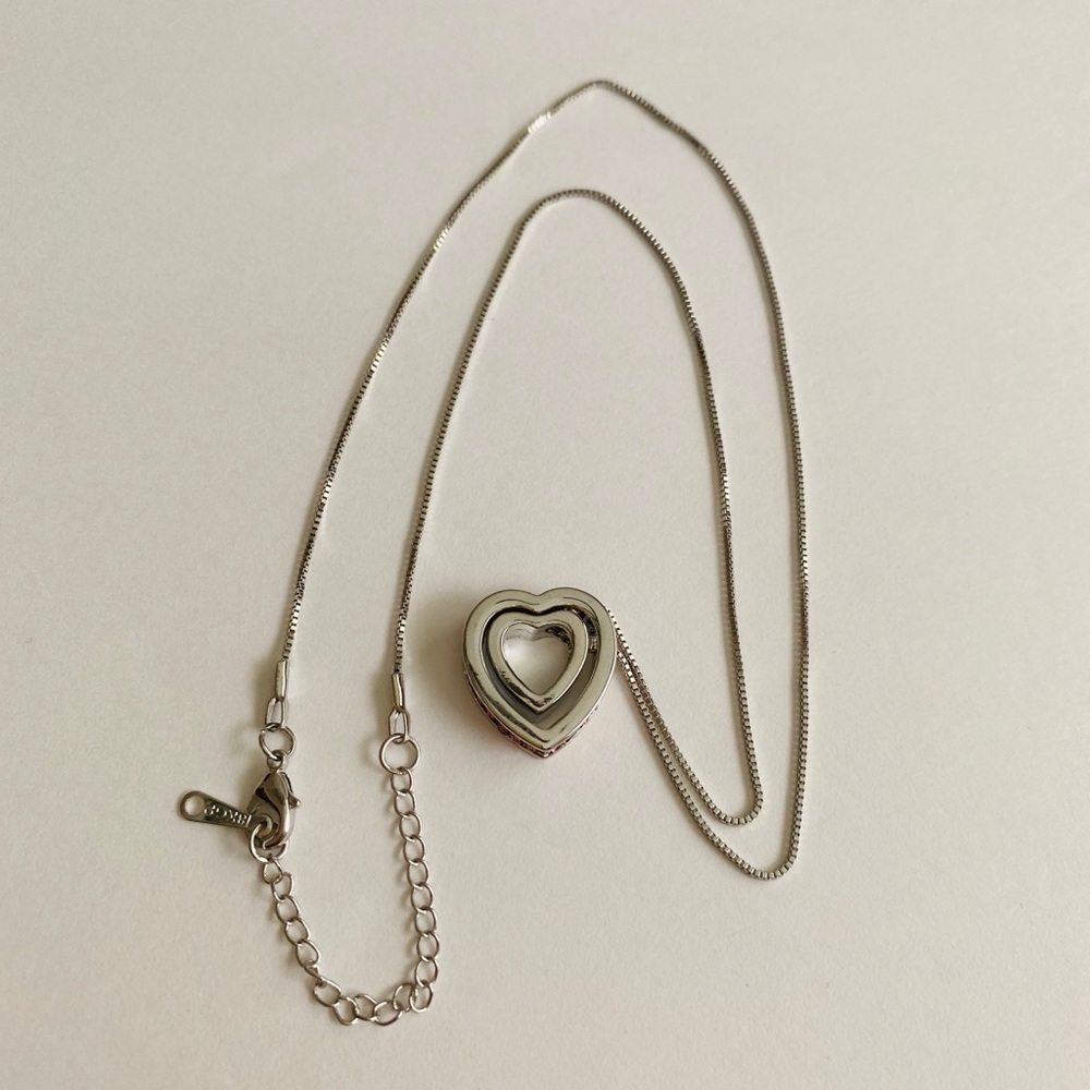Fashion jewelry double ❤️necklace - Picture 6 of 7